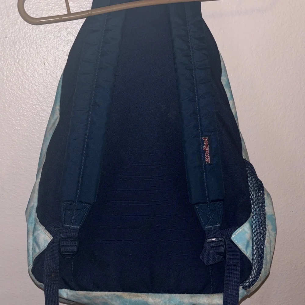 Jansport Light Blue Tie-Dye Backpack for Men